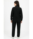 Conjunto Agasalho Feminino Tactel com Elastano Butu Biru Preto Bordô